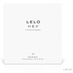 LELO HEX CONDOM BOX 36 UNITÀ