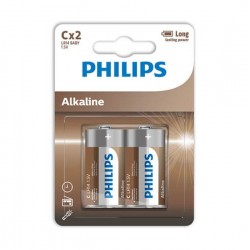 PHILIPS ALKALINE PILA C...
